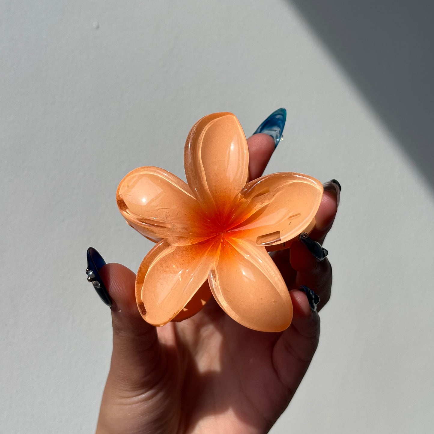 Hawaiian Flower Claw Clip - Large Size, Tropical Mini Design