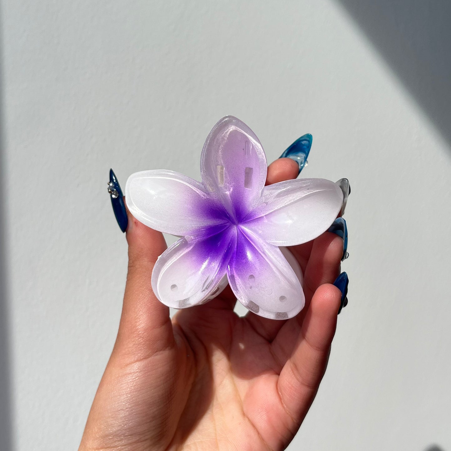 Hawaiian Flower Claw Clip - Large Size, Tropical Mini Design