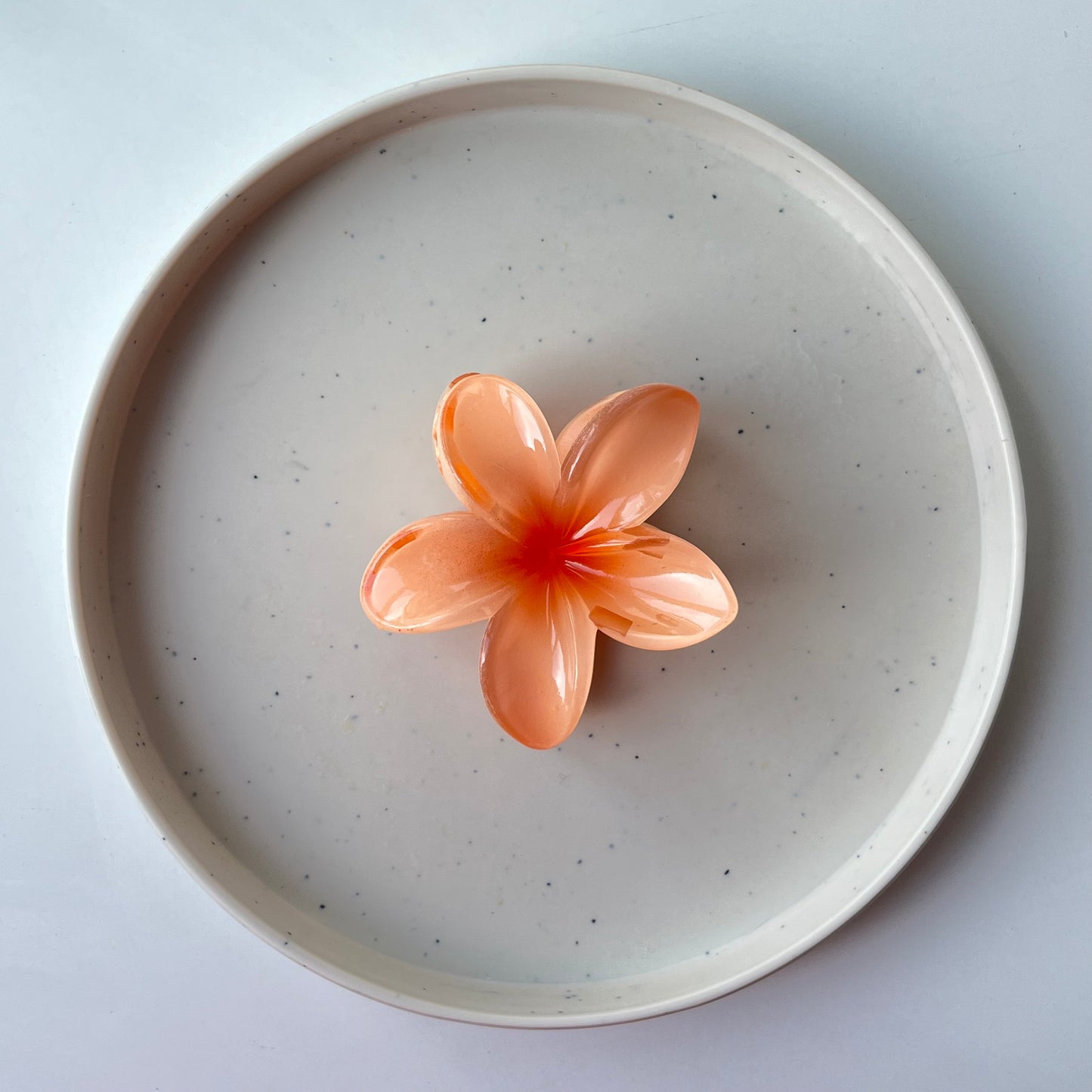 Hawaiian Flower Claw Clip - Large Size, Tropical Mini Design