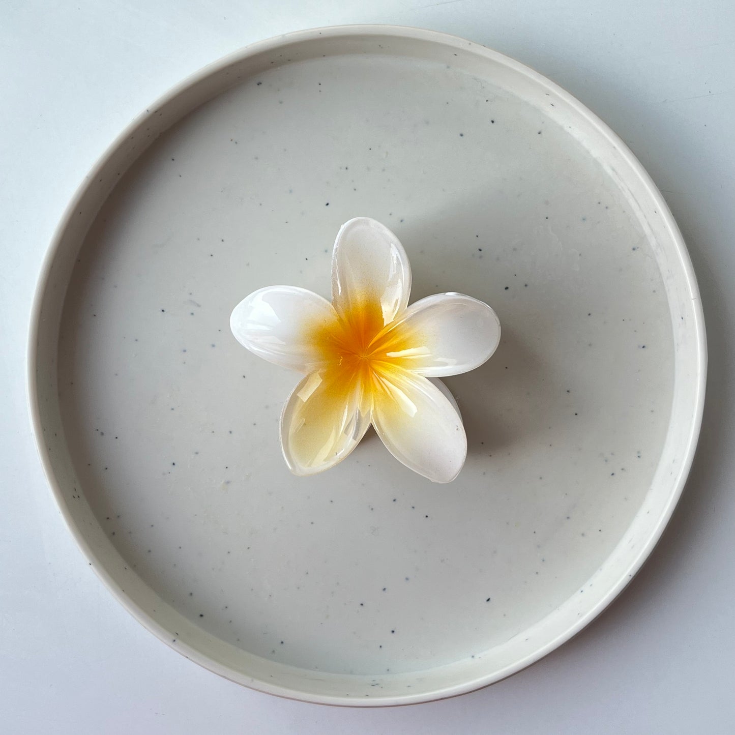 Hawaiian Flower Claw Clip - Large Size, Tropical Mini Design