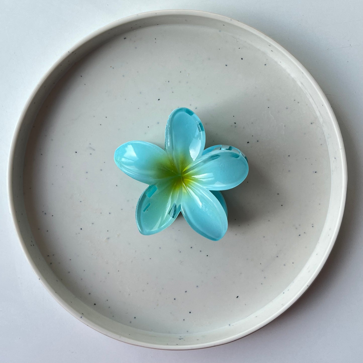 Hawaiian Flower Claw Clip - Large Size, Tropical Mini Design