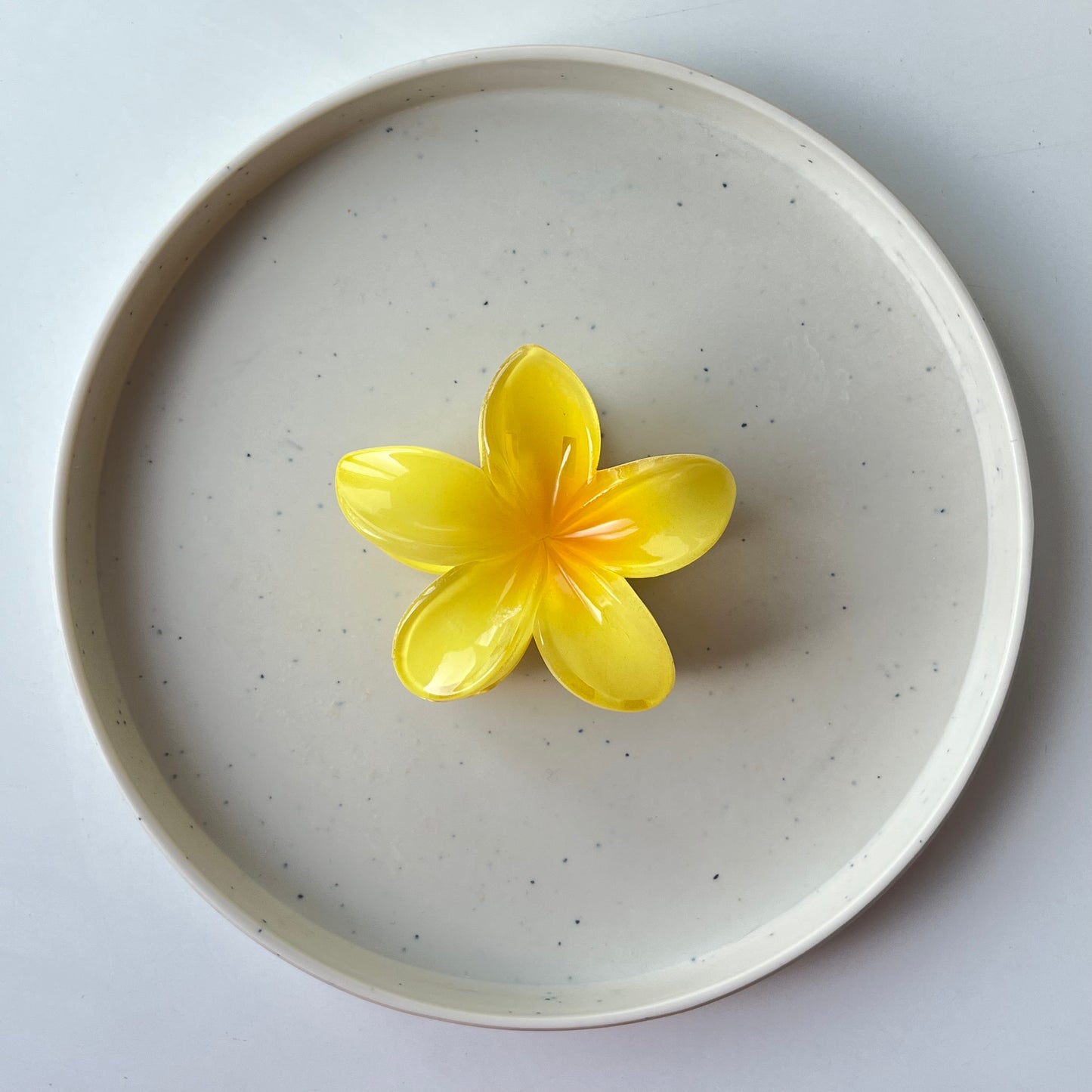 Hawaiian Flower Claw Clip - Large Size, Tropical Mini Design