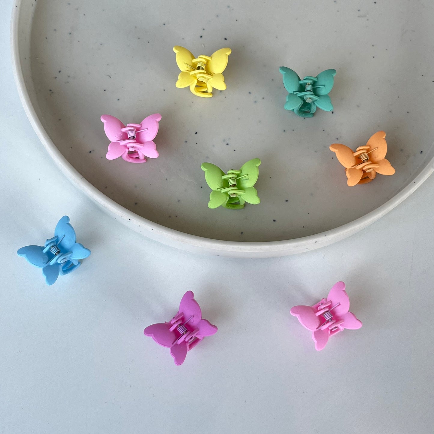 Mini Butterfly Claw Set - Set of 4, Adorable Butterfly Hair Clips for Kids
