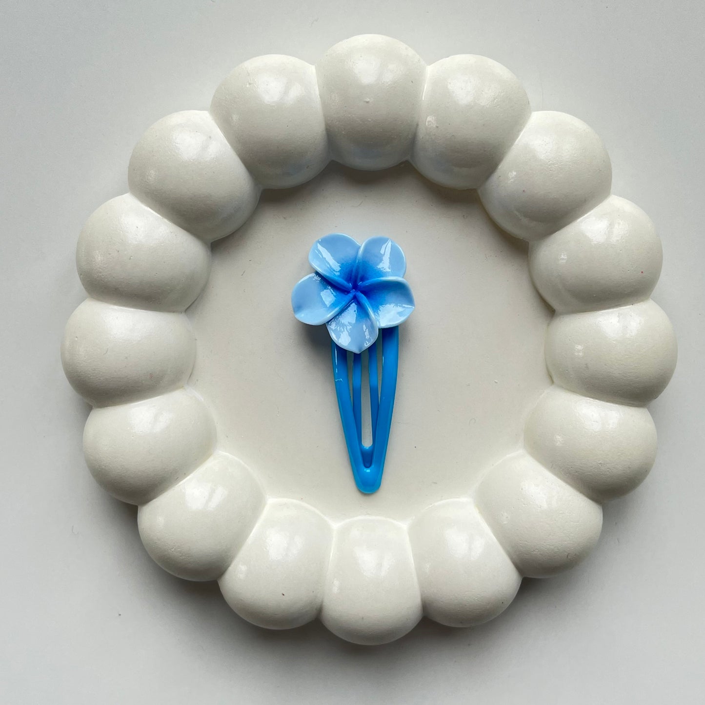 Hawaiian Flower Tic Tac Hair Pins - Bright and Playful Hair Clips