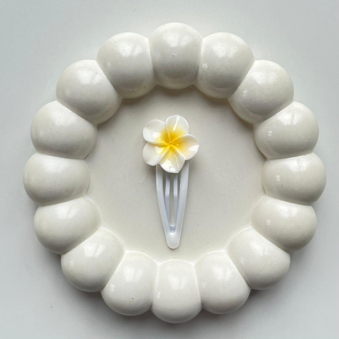 Hawaiian Flower Tic Tac Hair Pins - Bright and Playful Hair Clips