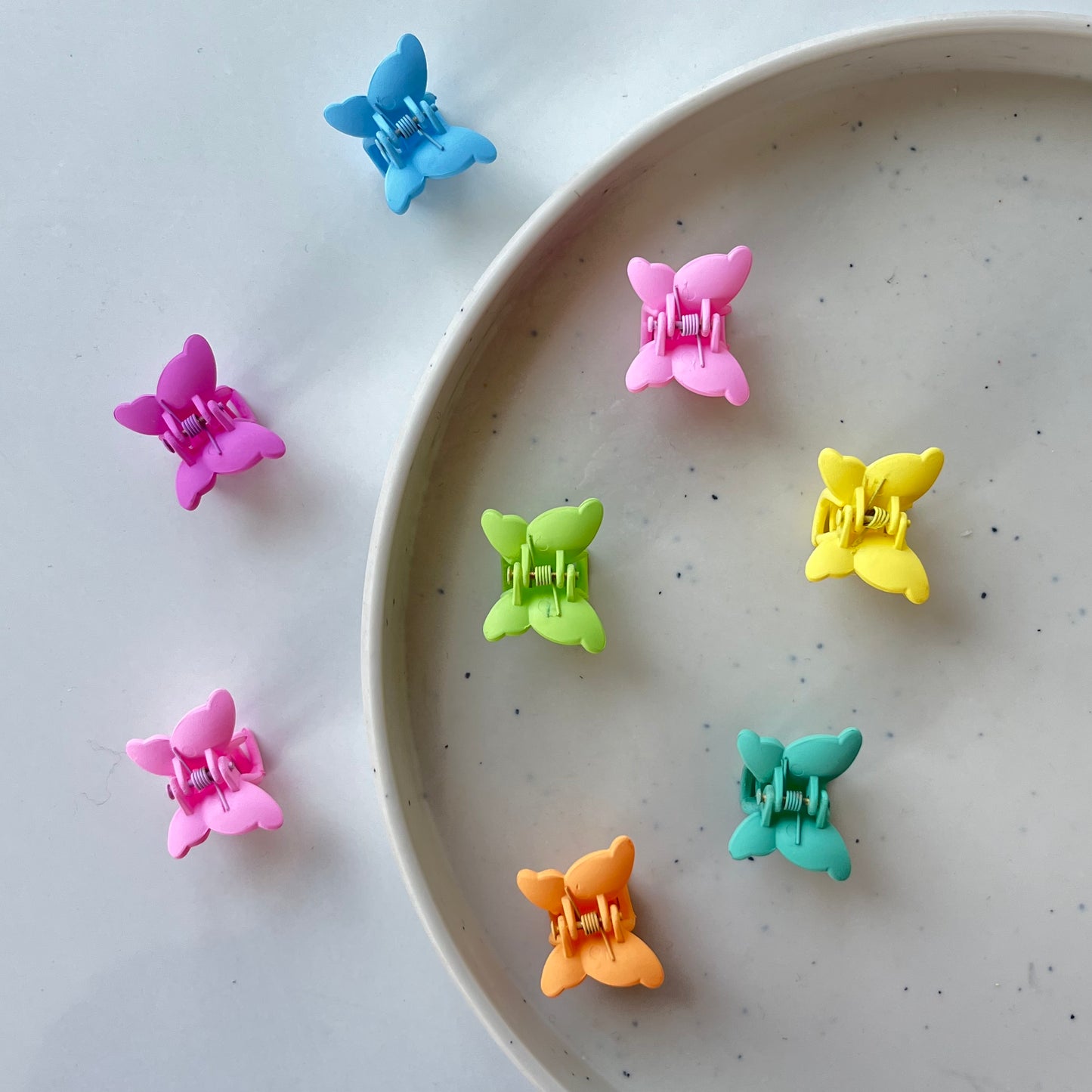 Mini Butterfly Claw Set - Set of 4, Adorable Butterfly Hair Clips for Kids