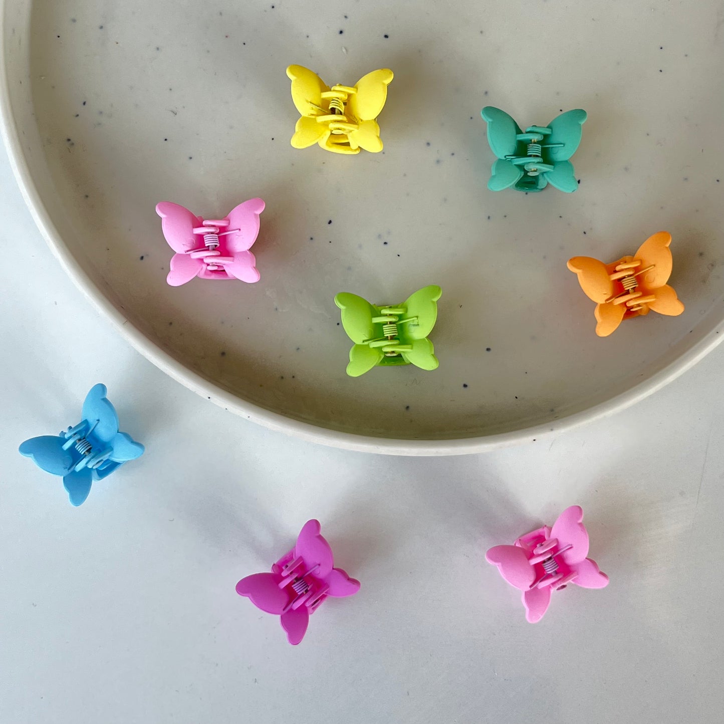 Mini Butterfly Claw Set - Set of 4, Adorable Butterfly Hair Clips for Kids
