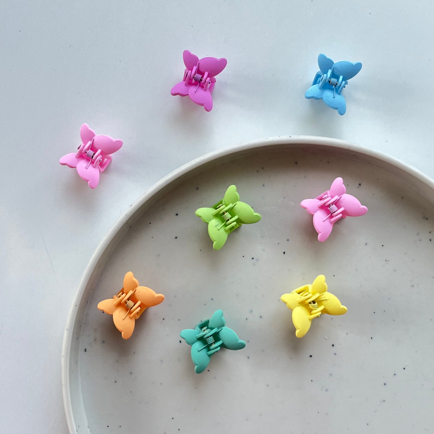 Mini Butterfly Claw Set - Set of 4, Adorable Butterfly Hair Clips for Kids
