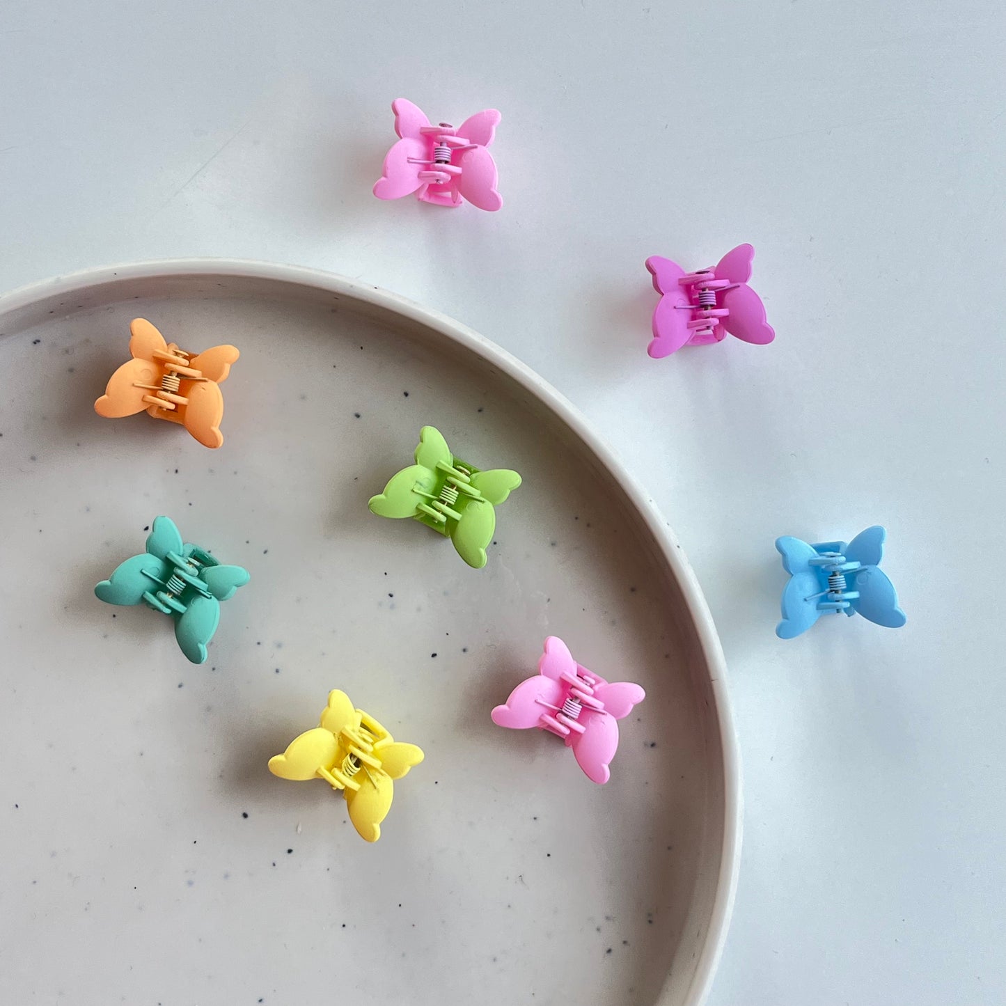 Mini Butterfly Claw Set - Set of 4, Adorable Butterfly Hair Clips for Kids