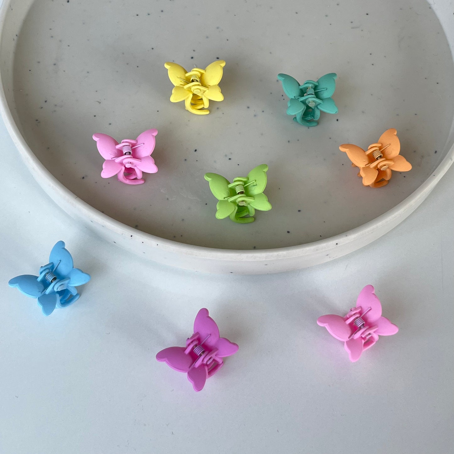 Mini Butterfly Claw Set - Set of 4, Adorable Butterfly Hair Clips for Kids