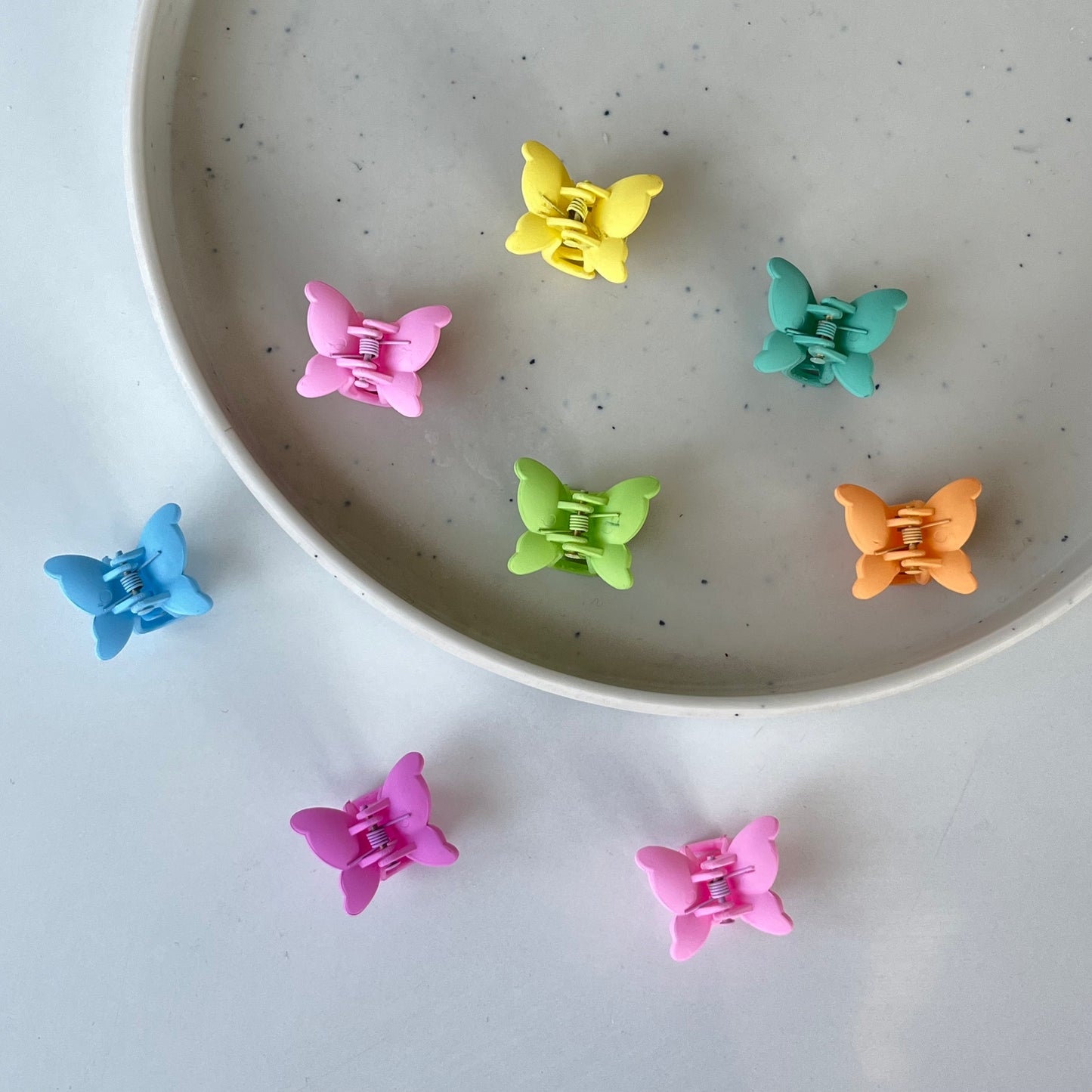 Mini Butterfly Claw Set - Set of 4, Adorable Butterfly Hair Clips for Kids