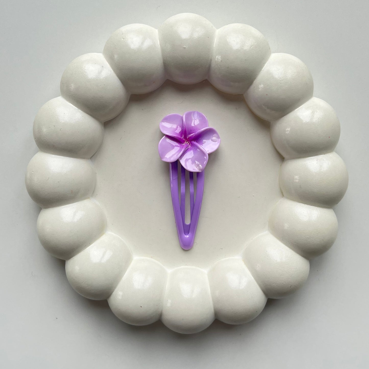 Hawaiian Flower Tic Tac Hair Pins - Bright and Playful Hair Clips