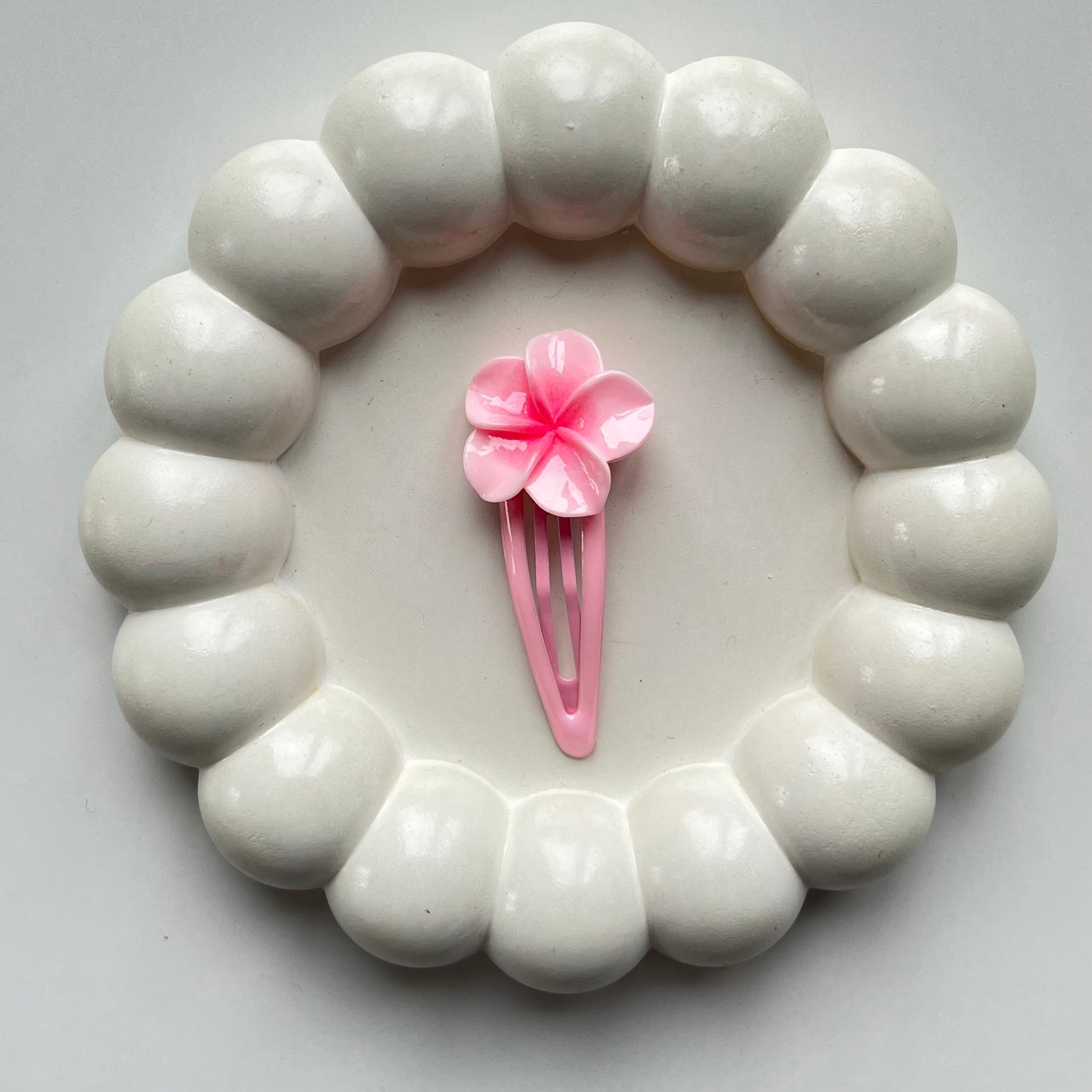 Hawaiian Flower Tic Tac Hair Pins - Bright and Playful Hair Clips